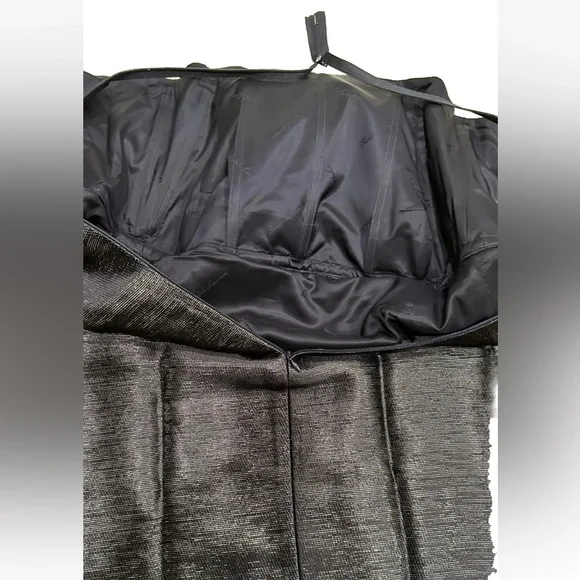 NWT $2990 Ralph Lauren Collection Mychele Metallic Strapless Cocktail Dress Sz 8 - Picture 11 of 16